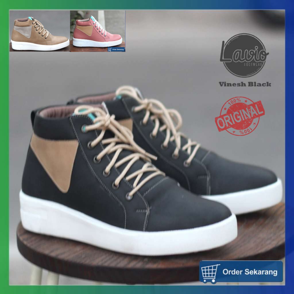 SEPATU SNEAKERS WANITA ORIGINAL MODEL STYLIST KUALITAS PREMIUM TERBARU DAN KEREN LAVIO VINESH MURAH