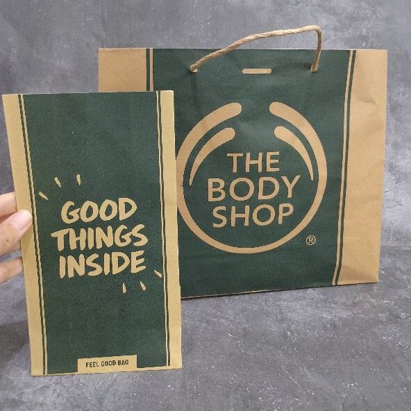 

Paper Bag The Body Shop (kemasan/kotak/kaleng/kertas kado)