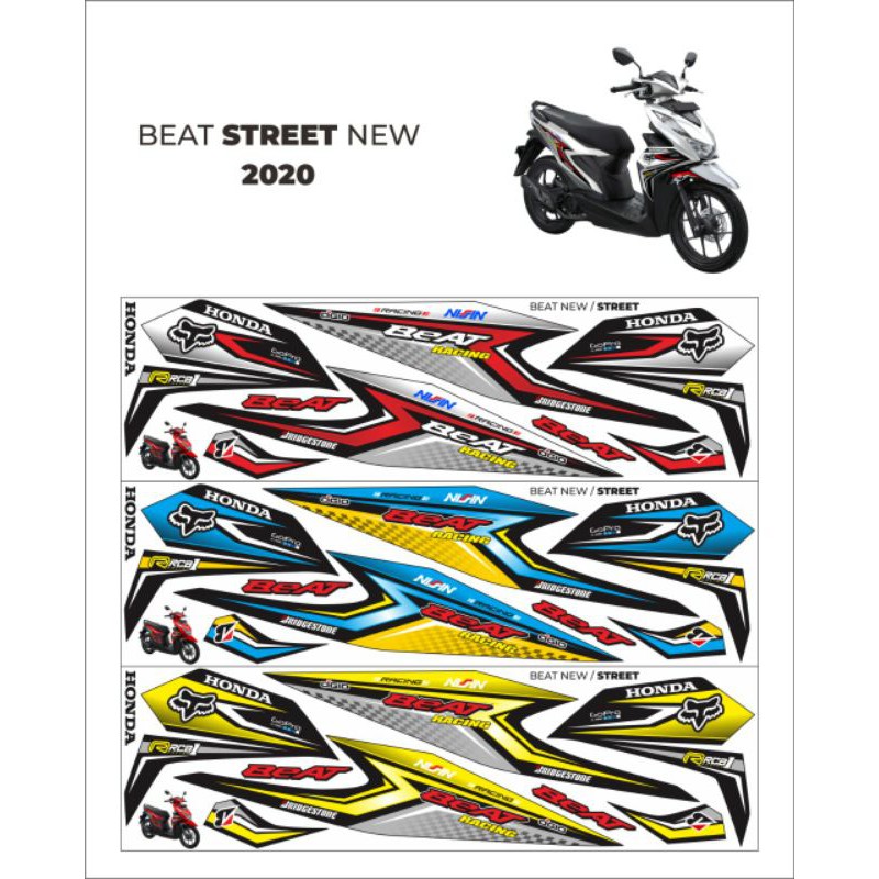 Striping BEAT NEW 2020/ Sticker lis body motor beat street 2020