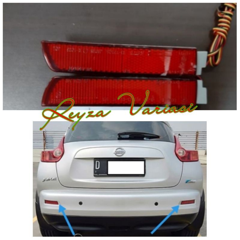Lampu Reflektor Bumper Belakang Nissan Juke