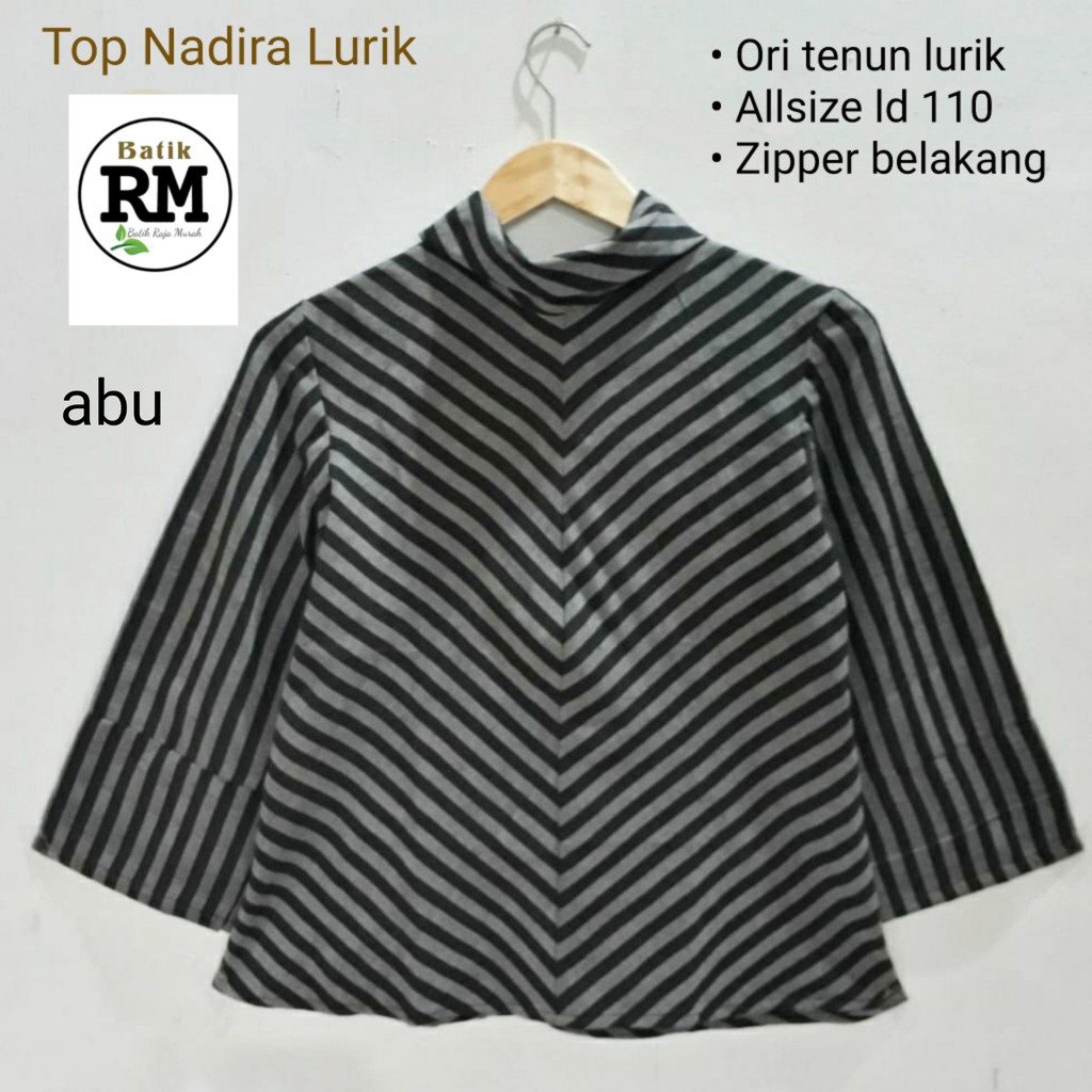 Top Nadira Lurik ori tenun lurik