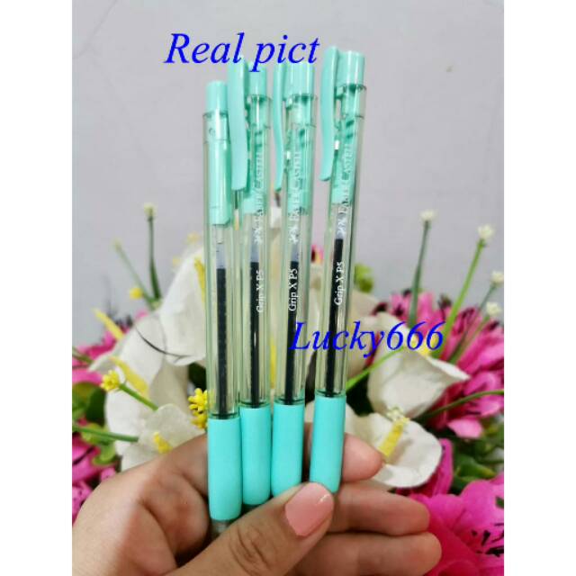 

Pulpen BALLPEN GRIP XP5 0.5mm BARREL GREEN 545026 FABER CASTEL tinta hitam