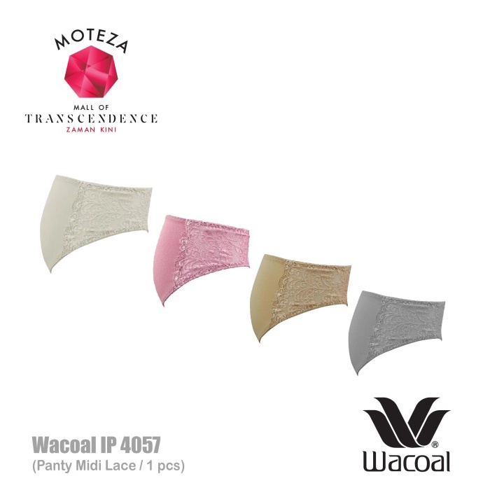 Moteza Celana Dalam Wanita - Wacoal Panty Midi Lace - IP 4057 R1