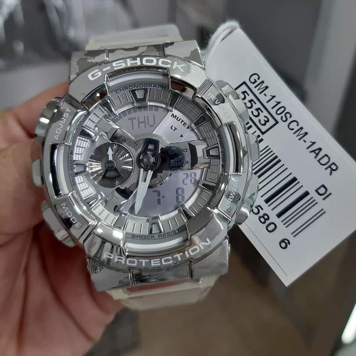 Casio G-SHOCK GM-110SCM-1ADR TRANSPARAN JAM TANGAN PRIA ORIGINAL ORI