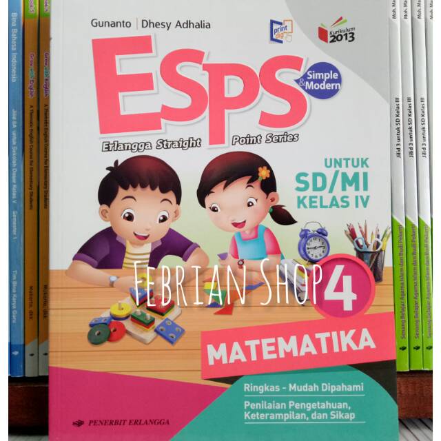 Kunci Jawaban Buku Esps Matematika Kelas 4 Jawaban Buku