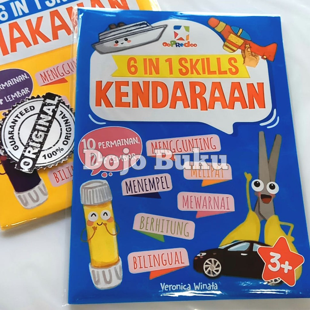 Opredo 6 In 1 Skills: Kendaraan By Veronica Winata