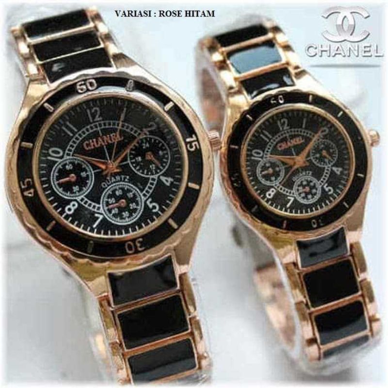 Jam Tangan Couple Chanel Rantai