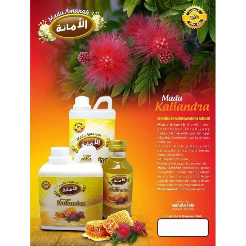 

MADU ASLI KALIANDRA AMANAH 500 GRAM DAN 1 KG