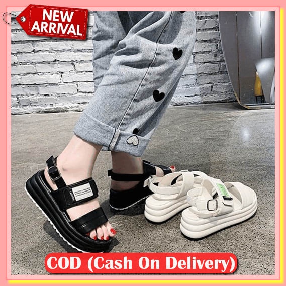 Weges Remaja Casual Sendal Wedges Terbaru Wages Kekinian Wejes Wanita Murah Wedges Kekinian Weges Im