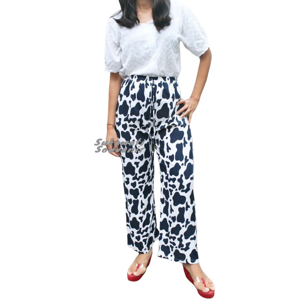 CELANA KULOT PANJANG TIE DYE BALI-SAPI NAVY