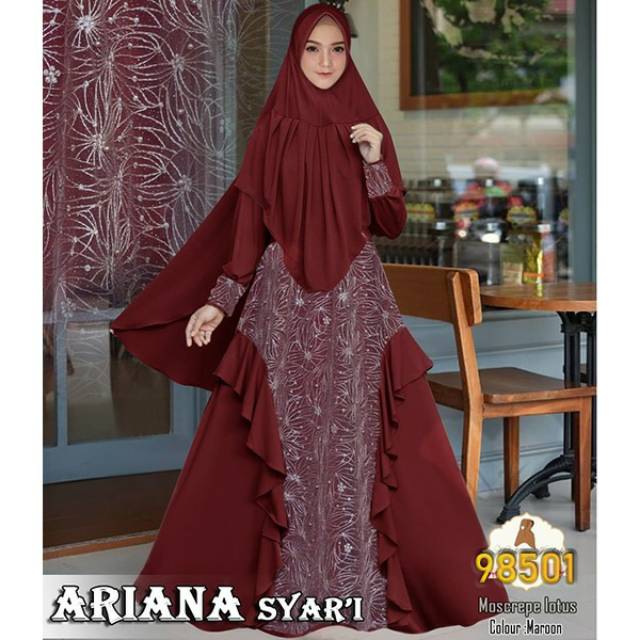 Gamis ariana | gamis syari | gamis cantik