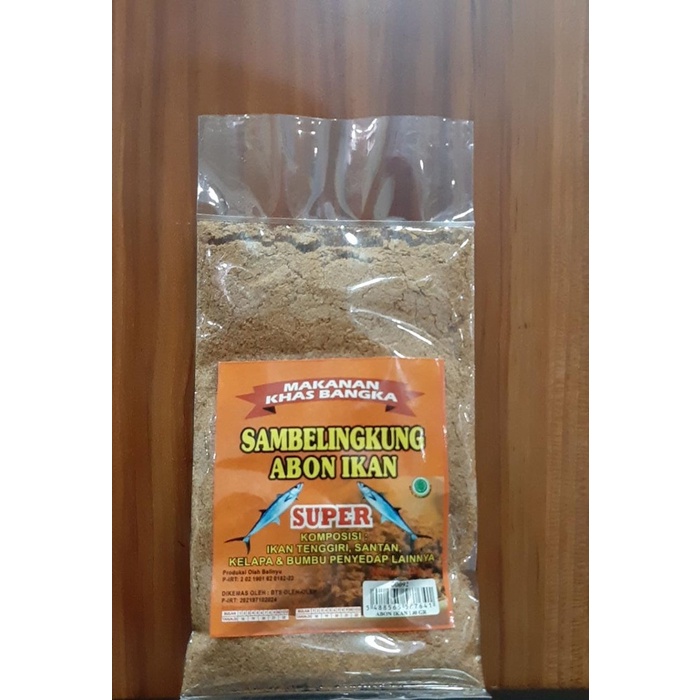 

Sambelingkung bangka 100gr / abon ikan / abon bangka