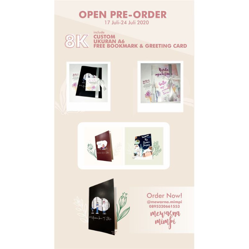 

Notebook Custom untuk Hadiah Kado Wisuda, Ulangtahun, Souvenir