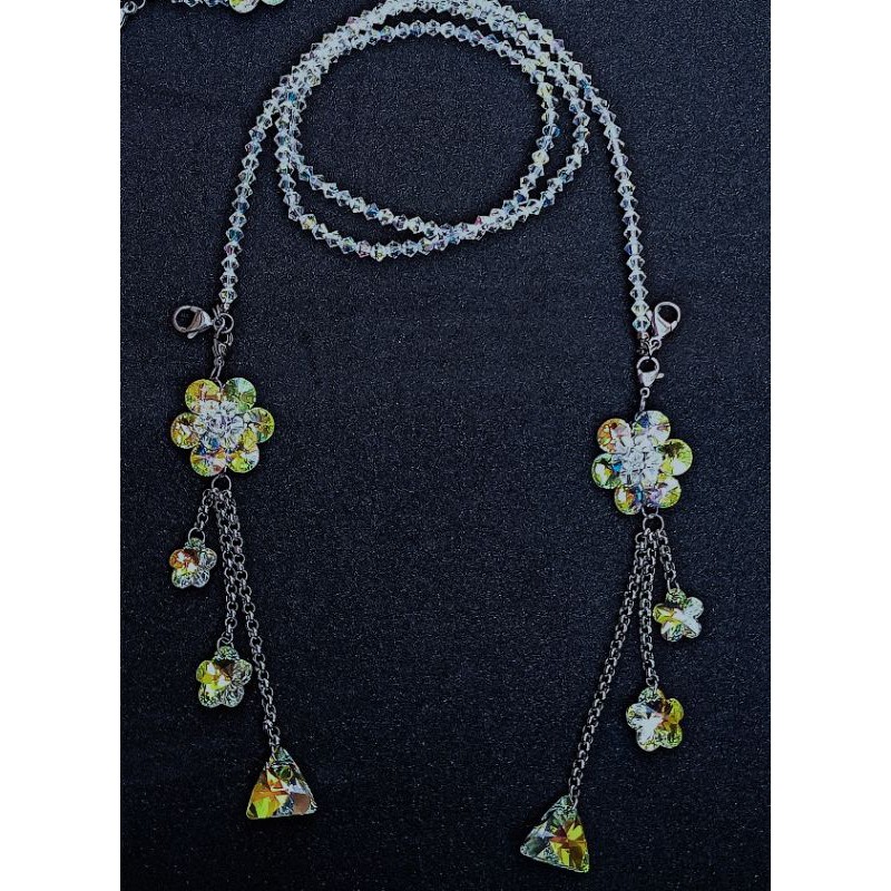 kalung masker swarovski