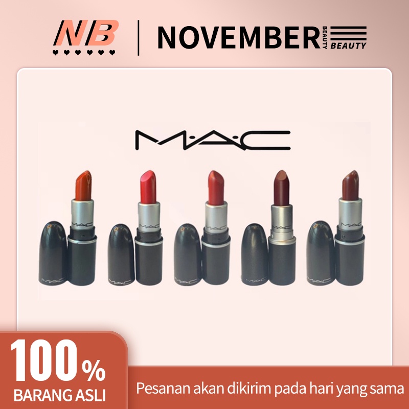 100  asli  mac nude mini matte lipstick travel size 1 8g  no box