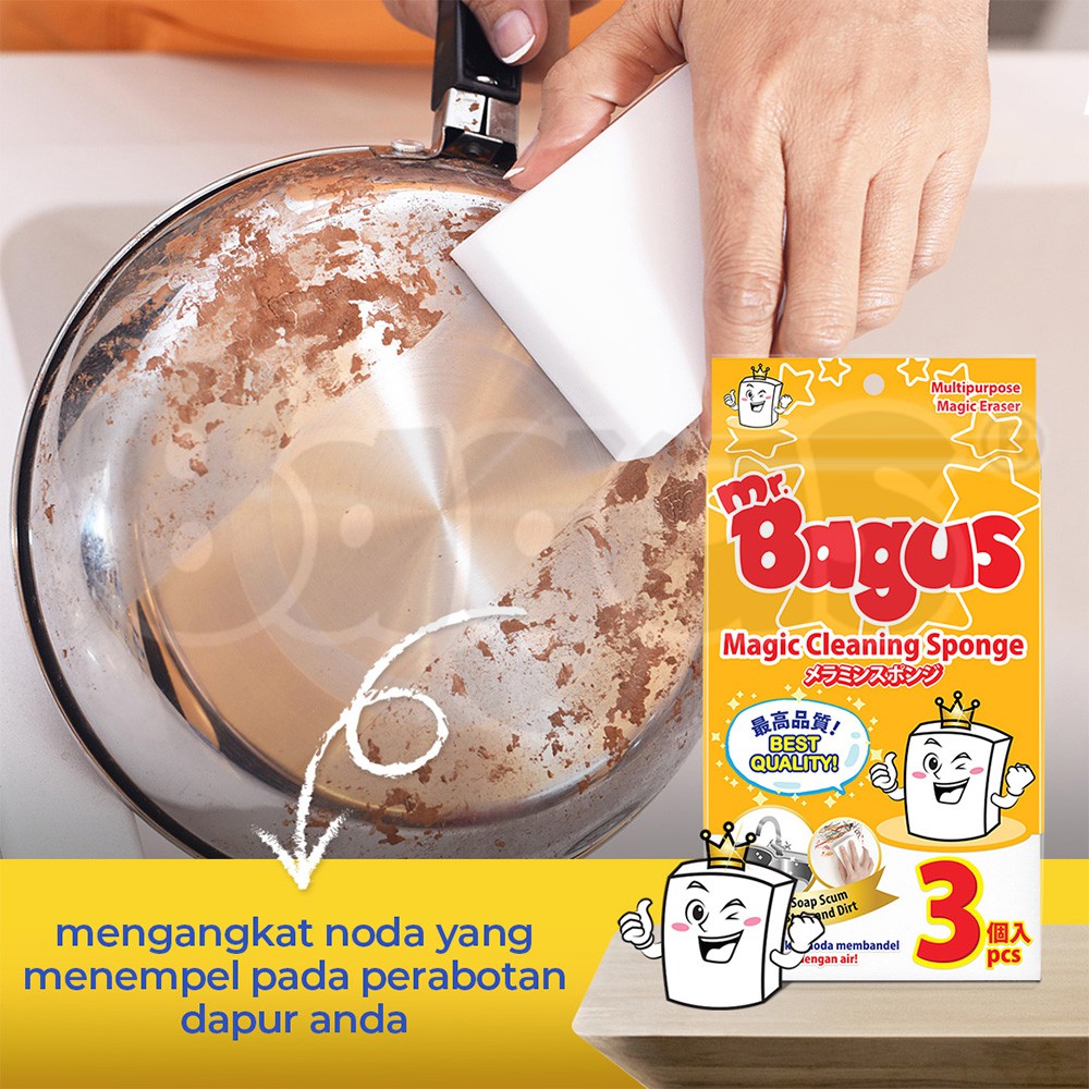 Mr. Bagus Magic Sponge (Spon Ajaib) 3pc W-22342