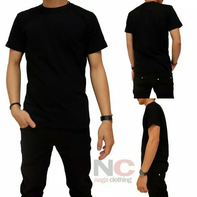 PROMO!! Murah Kaos Polos Kerah O Cotton Combed 30s TERLARIS
