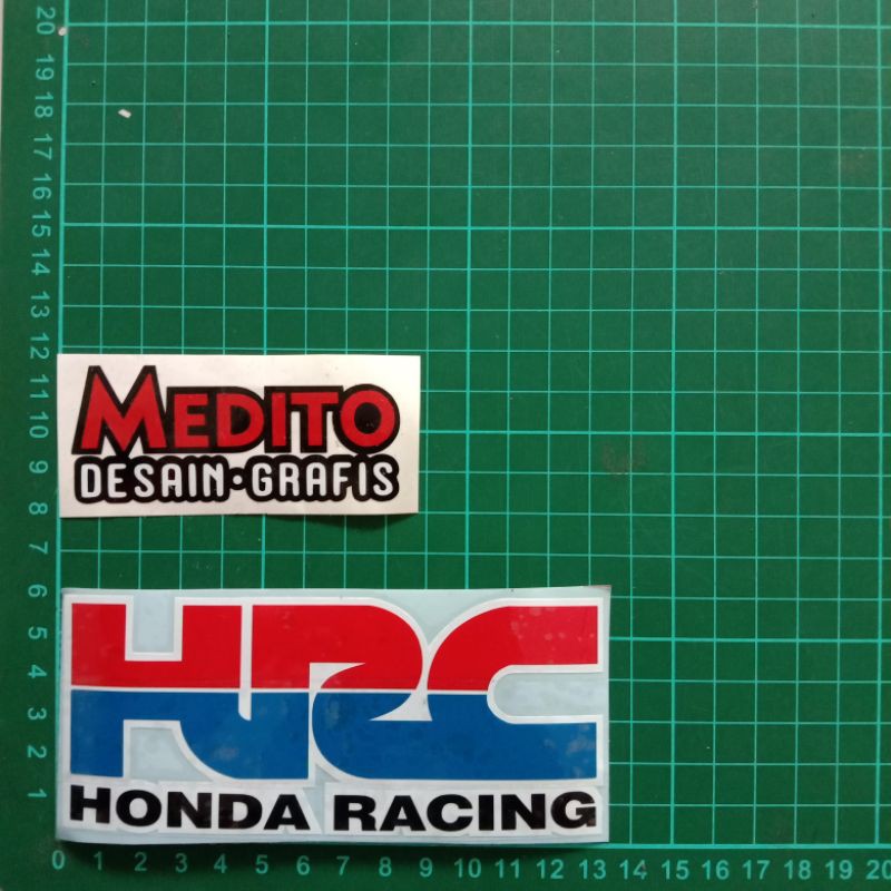 Sticker Cutting HRC Honda Racing