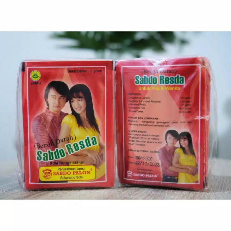 Jamu Serbuk Sabdo Resda ( Bersih Darah ) - Sabdo Palon ( 10 Sachet )