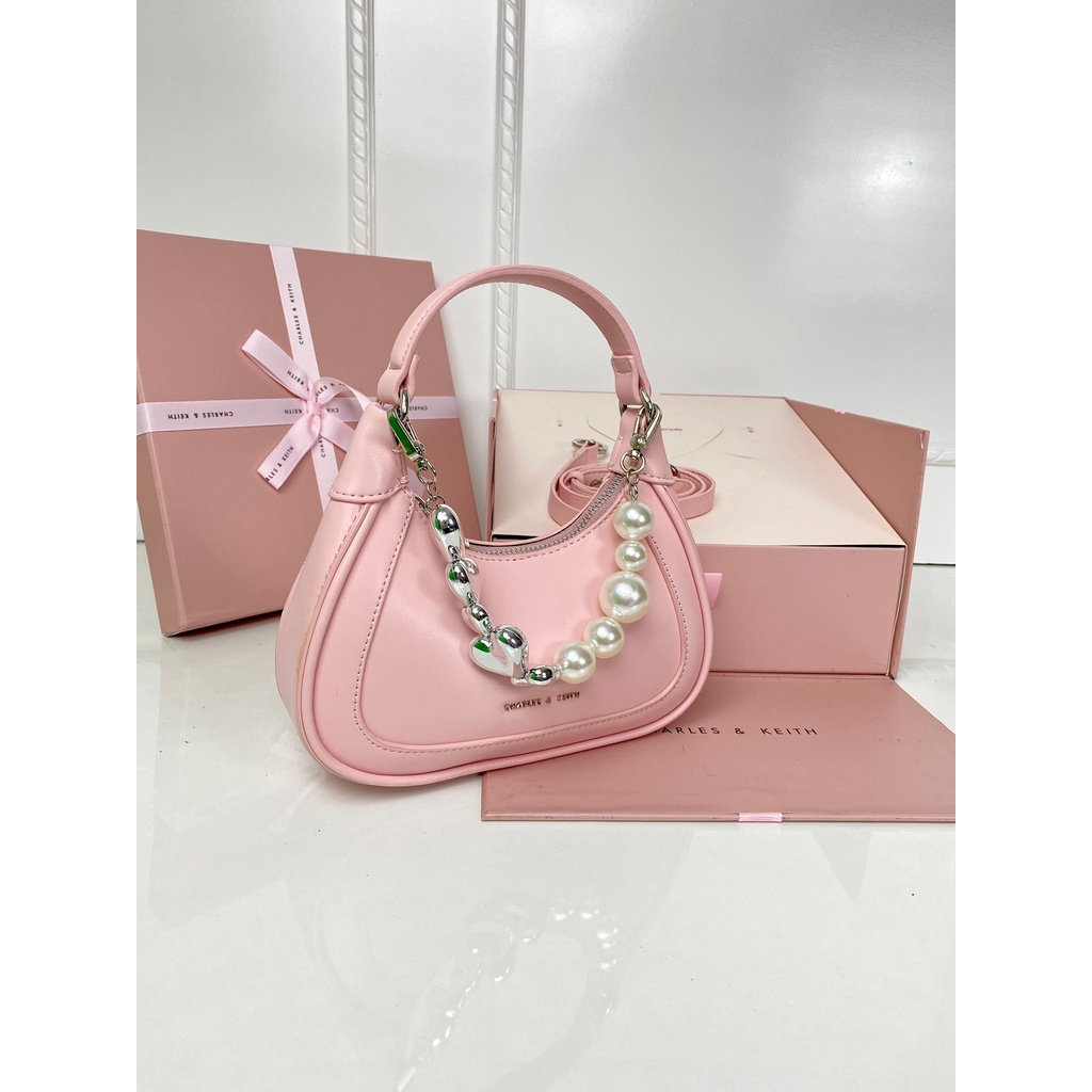 TAS WANITA IMPORT BRANDED FREE LOVELY BOX CK CUTE PINK CK950 PAKET HADIAH SLING BAG PREMIUM