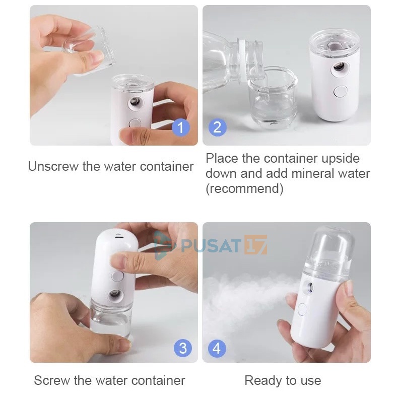 istana online  NANO SPRAY PORTABLE MINI USB / NANO MIST SPRAYER NANO SPRAY SEMPROT PERAWATAN WAJAH PELEMBAB WAJAH / FACIAL MIST