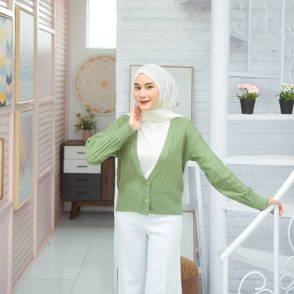 Nara Grosir - Zizi Outer l Sweater Polos l Sweater Pria dan Wanita