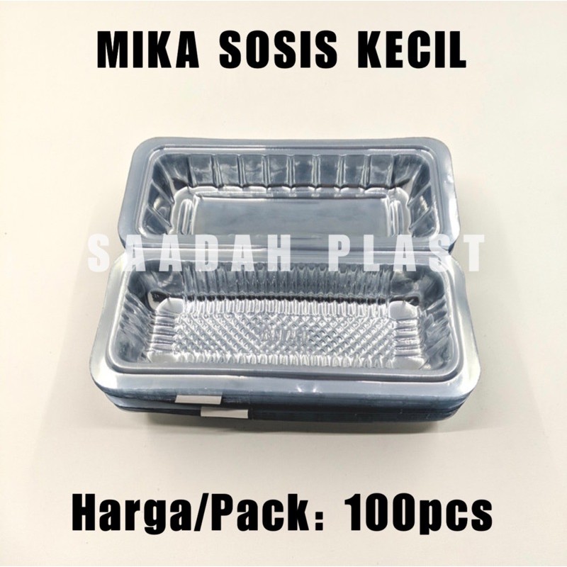 (ISI 100) Mika Sosis Kecil / Tray Sosis Small Bening