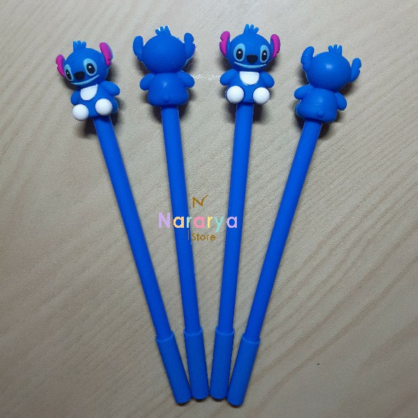 

2x Gel Pen Stitch / Gel Pen Karakter / Gel Pen Lucu / Pulpen Lucu / Alat Tulis Sekolah