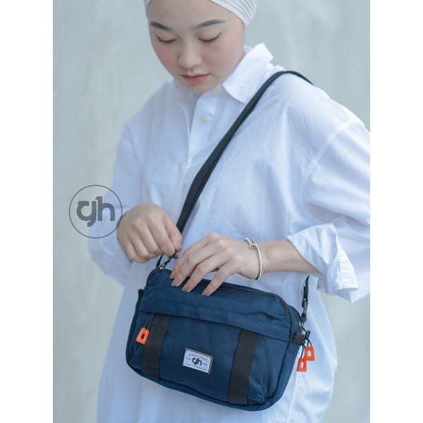 Gh-bah Tas Selempang Pria Wanita Slingbag Casual Trendy Origina GH