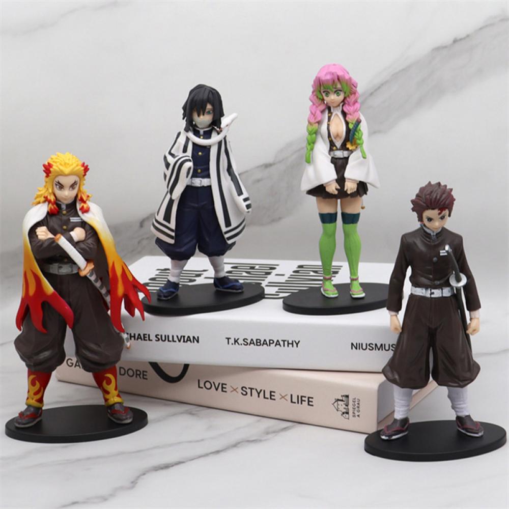 Timekey Miniatur Action Figure Demon Slayer Kimetsu No Yaiba Mini Tanjirou Nezuko Kyoujurou Giyuu A8G4