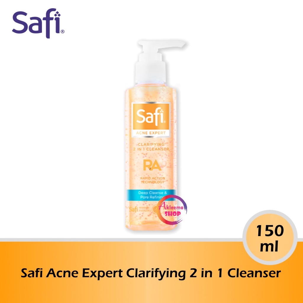 Paket Safi Acne Expert (Sport Gel 15gr &amp; 2IN1 Cleanser &amp; Toner 150ml) 2 pcs