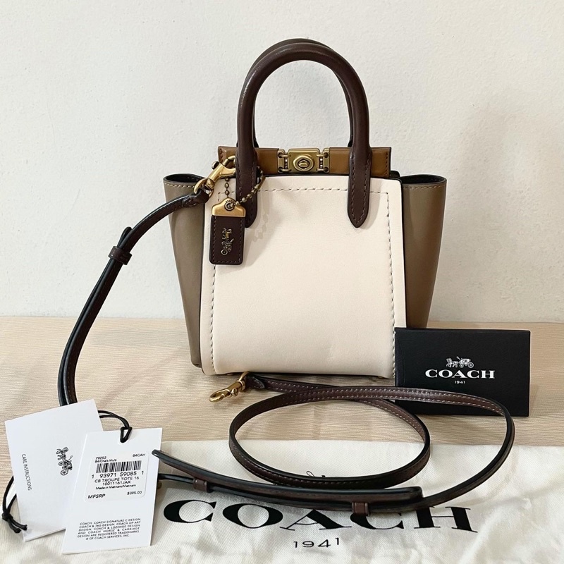 tas coach troupe 16 original authentic butik branded second preloved kulit asli mulus lengkap