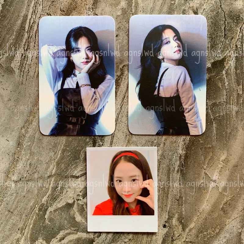 Jisoo polaroid photocard sticker DIY custom phonecase Blackpink Kill This Love The Show official MD