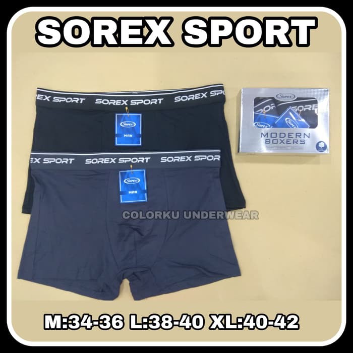 Sorex Man 3904 CD Boxer Sport Pria Boxer Murah Lembut