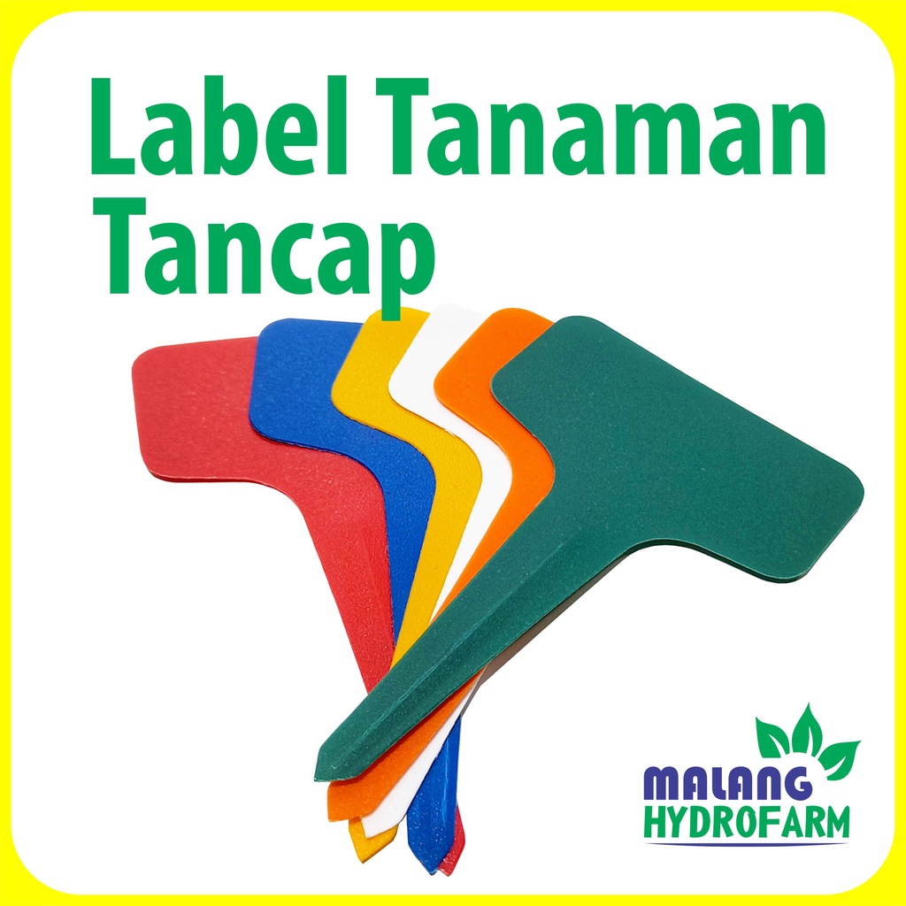 Label Tanaman Tancap 1 pcs waterproof tag tumbuhan tahan air anggrek hias hydroponik bibit kertas plastik