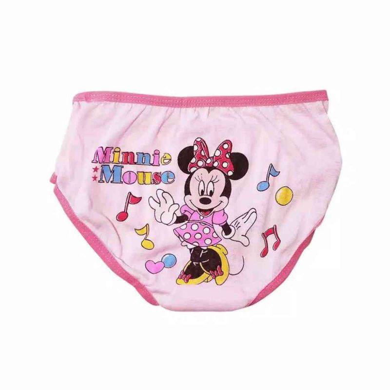 MURAH!! isi 3 PCS Celana Dalam Anak Perempuan Motif MINIE MOUSE usia 3 s/d 12 Tahun - CD Wanita - CD Anak Cewek - CD Karakter LUCU - Dalaman Anak BERMOTIF KARAKTER TERBARU