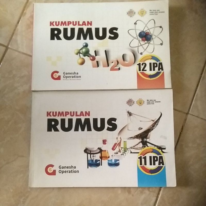 Buku Kumpulan Rumus Ganesha Operation GO Kelas 11 IPA 12 IPA — Preloved