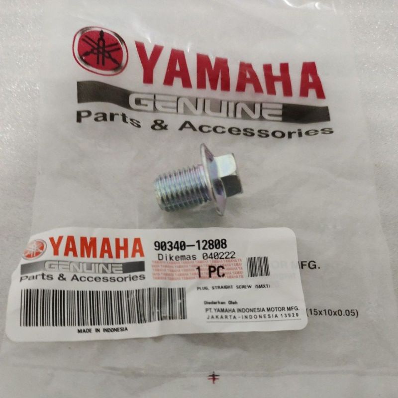 Baut Tap Tutup pembuangan oli bawah YAMAHA Scorpio Z Nouvo Z lele Mio Sporty Smile Mio M3 S Z Soul G