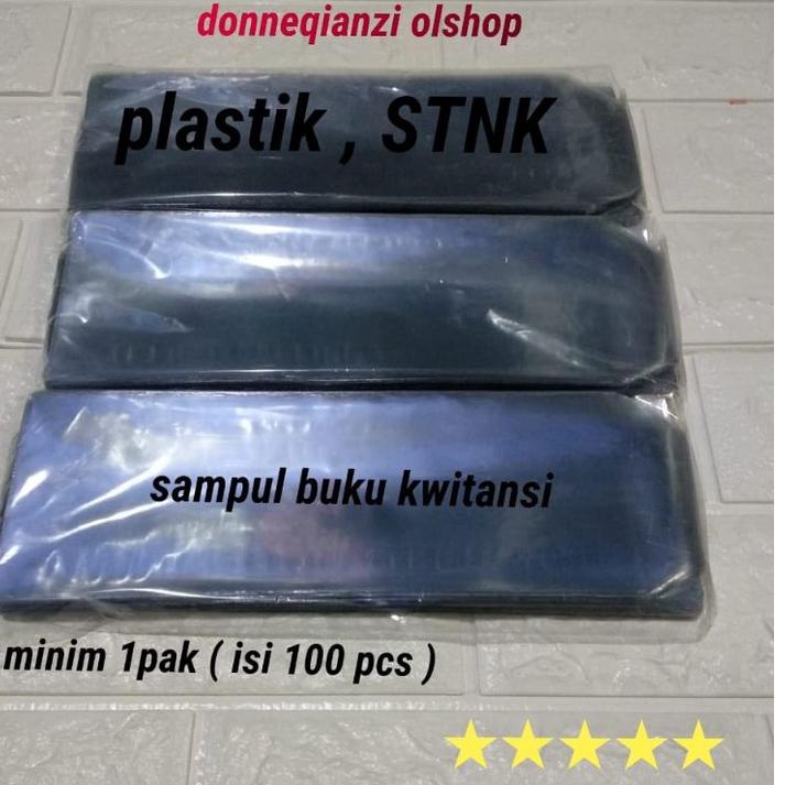 

SF5✧ plastik STNK , plastik STNK polos , sampul kwitansi, 8,5 X 23 cm, minim 1pak ( isi 100pcs ) Pasti Ada