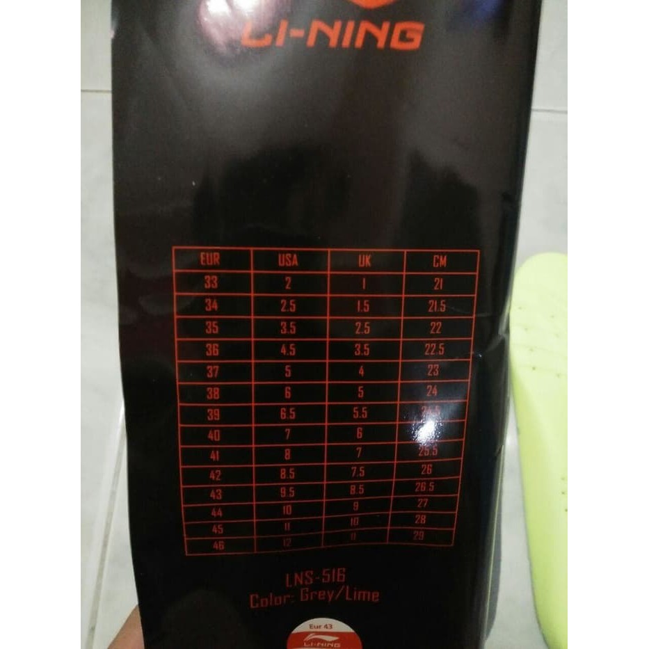 Promo  Insole Shoes Lining Super Comfortable Sports   LINING LNS 516  Murah