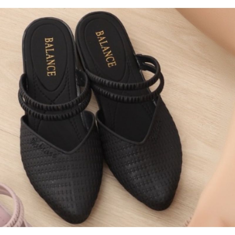 Home-POPITA Bustong Sepatu Wedges Tali Slip On Balance 2047-1a