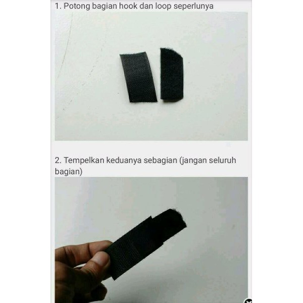 

Terbaru Perekat Velcro Lebar 5 cm Hitam Kretekan
