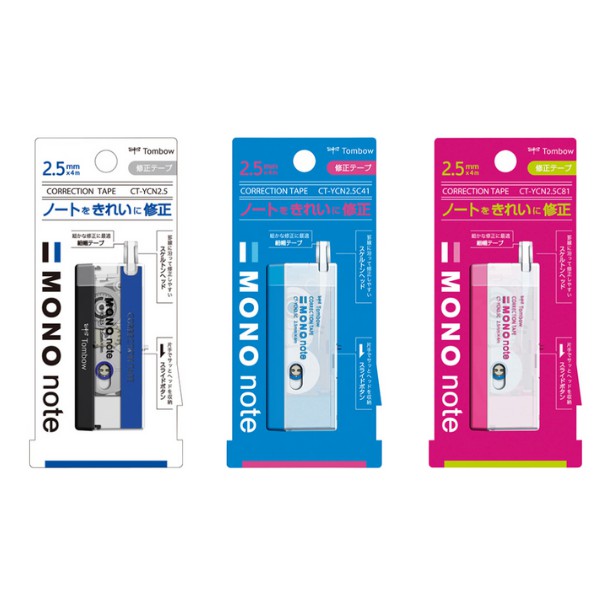 

Tombow Mono Note Correction Tape Tip-X TipEx Pita Koreksi 2.5mmx4m