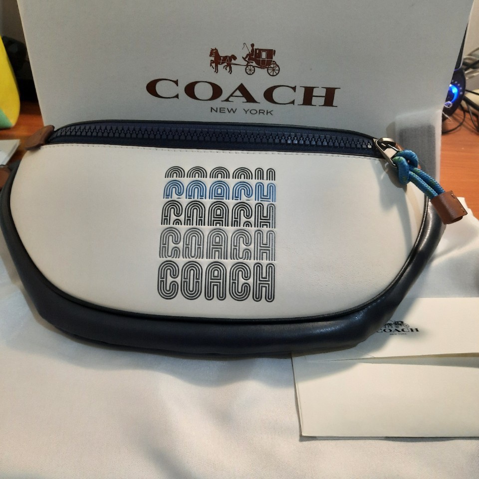 Waistbag Coach Rivington 100% ORIGINAL / Tas Selempang Kulit Tas Pinggang Coach