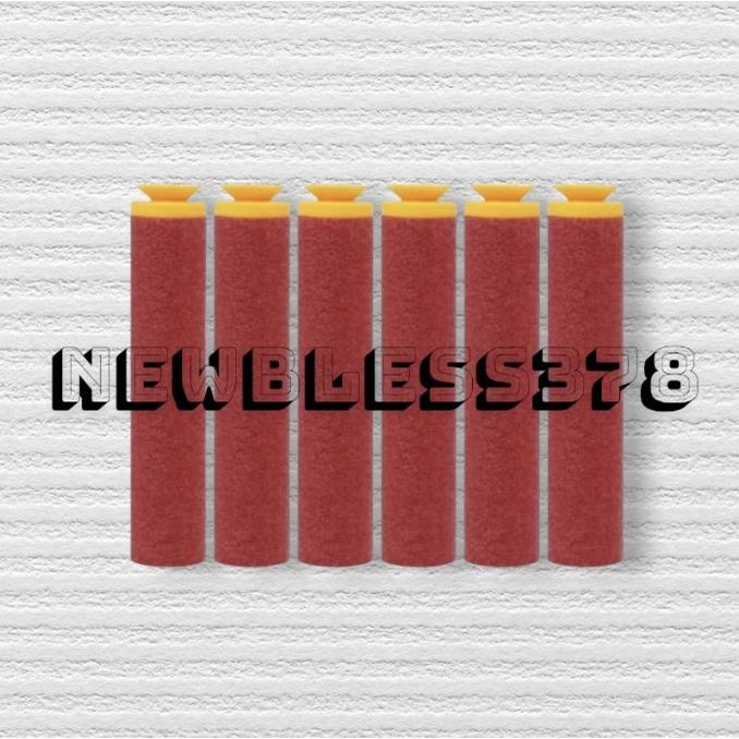 Peluru Nerf Nempel Dikaca - Peluru Nerf MEGA Suction (1 pack isi 6)