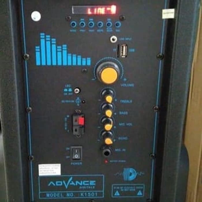 Speaker Portabel Meeting 15' Advance K 1501