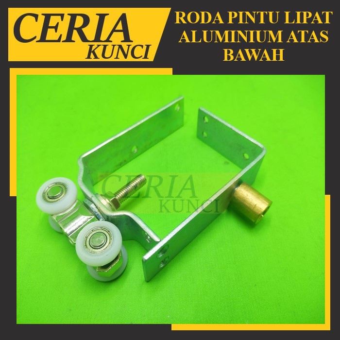 Roda Pintu Lipat Aluminium /Roda Pintu Lipat atas bawah