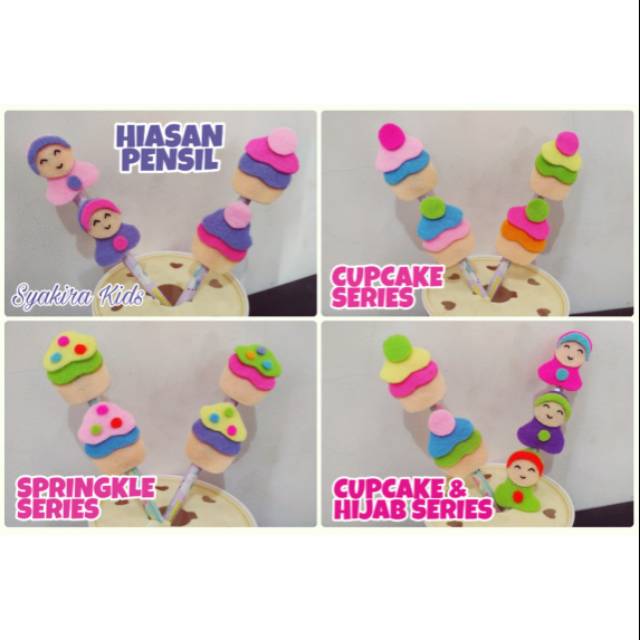 

HIASAN PENSIL FLANEL / PENSIL HIAS FLANEL / PENCIL TOPPER