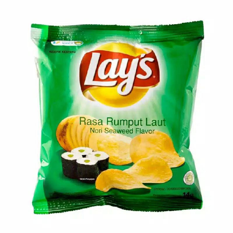 

Camilan Lays / Snack Lays Rasa Rumput Laut Harga Grosir