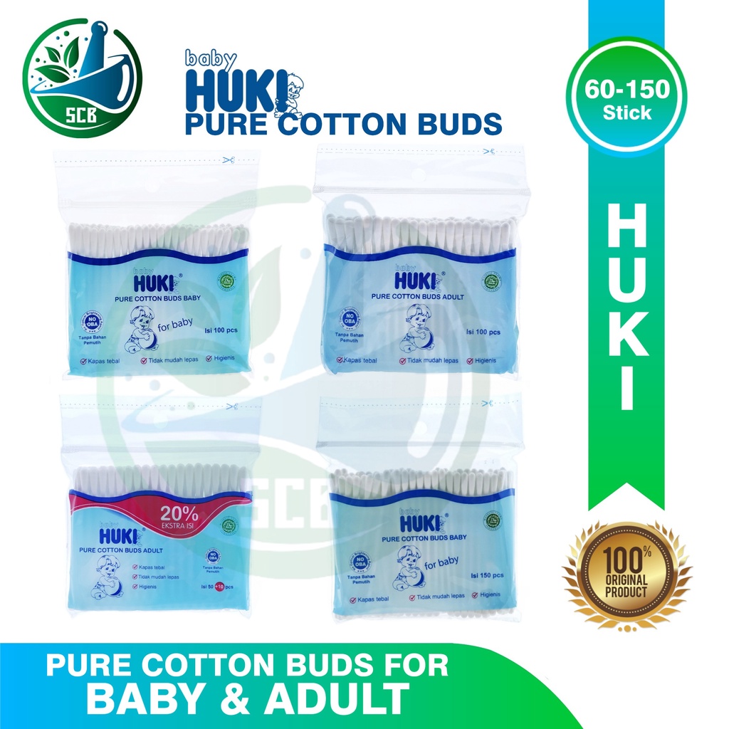 Huki Cotton Bud - Pure Cotton Buds